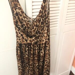 Animal print dress